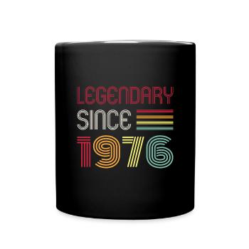 Birthday Legendary Since 1976 - Full Colour Mug - black - Front