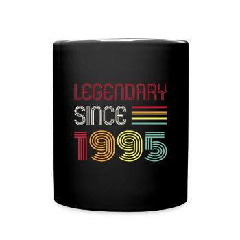 Birthday Legendary Since 1995 - Full Colour Mug - black - Front