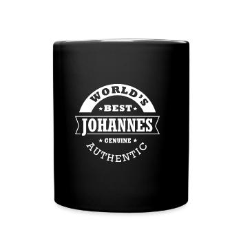 Johannes Cadeau personnalisé prénom johannes - Mug uni - noir - Devant