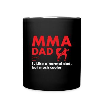 Sport Dad Definition MMA - Tasse einfarbig - Schwarz - Vorne