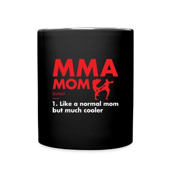 Sport Mom Definition MMA - Tasse einfarbig - Schwarz - Vorne