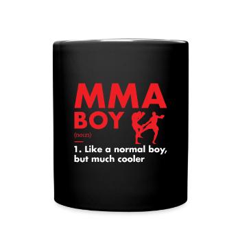 Sport Boy Definition MMA - Tasse einfarbig - Schwarz - Vorne