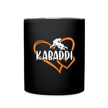 Sport Heart Kabaddi - Full Colour Mug - black - Front