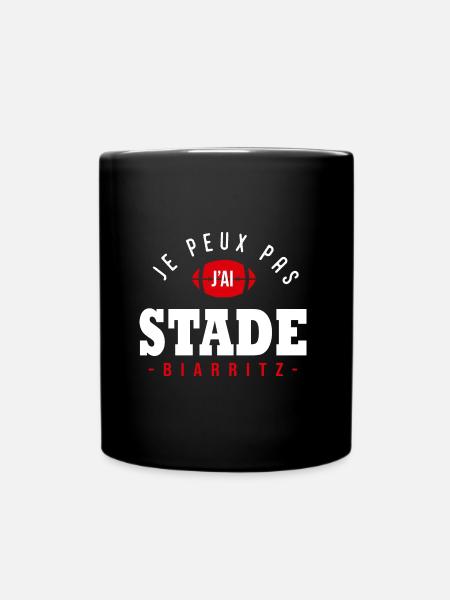 J peux pas j ai Stade humour club rugby Biarritz - Mug uni - noir