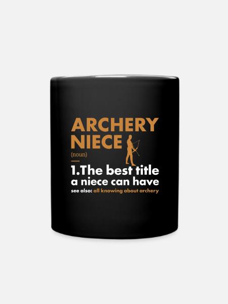 Sport Niece Archery - Tasse einfarbig - Schwarz