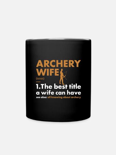 Sport Femme Tir à l’arc - Mug uni - noir