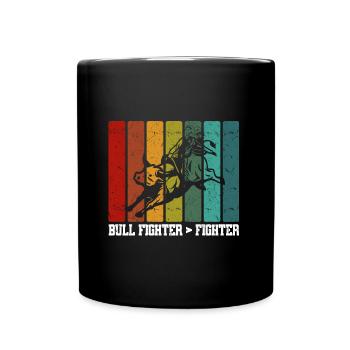 Rodeo Clown | Rodeo Cowboy Western Beruf Geschenke - Tasse einfarbig - Schwarz - Vorne