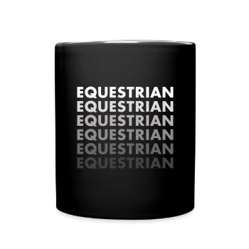 Sport Équestre - Mug uni - noir - Devant
