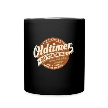 Vintage - Oldtimer - 60 years old - Birthday - Full Colour Mug - black - Front