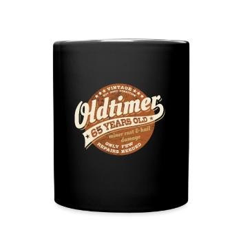 Vintage - Oldtimer - 65 years old - Birthday - Full Colour Mug - black - Front
