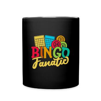 Jeu de bingo fanatique bingo - Mug uni - noir - Devant