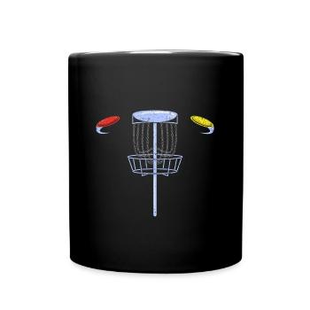 Disc Golf Frisbee - Mug uni - noir - Devant