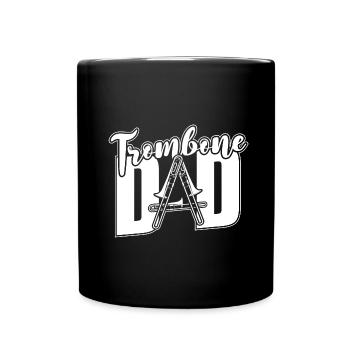 Posaune - Tasse einfarbig - Schwarz - Vorne