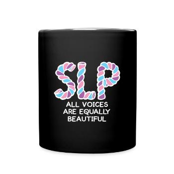 Speech Therapist Speech Therapy Speech Therapist - Full Colour Mug - black - Front
