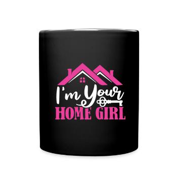 Real Estate Agent House Sale Real Estate Broker - Full Colour Mug - black - Front