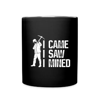 Gold Mining Gold Mine - Full Colour Mug - black - Front