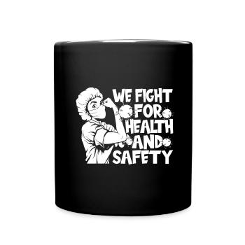 Infirmier - Mug uni - noir - Devant