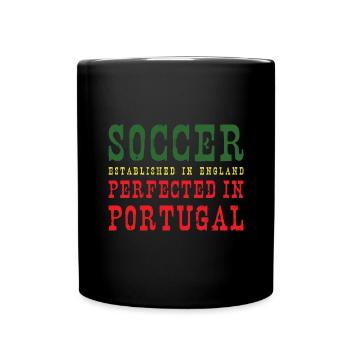 Portugal Football Portugais Football Portugal - Mug uni - noir - Devant