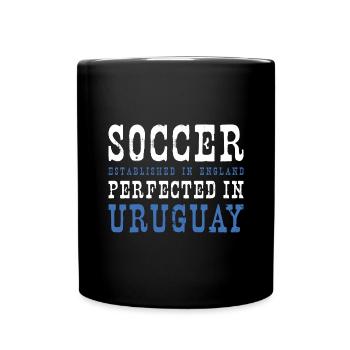 Uruguay Soccer Uruguayan Football Uruguayo Futbol - Tasse einfarbig - Schwarz - Vorne