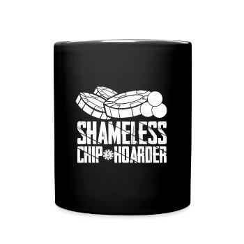 Poker Geschenkideen | Pokerspielen Pokerkarten - Tasse einfarbig - Schwarz - Vorne