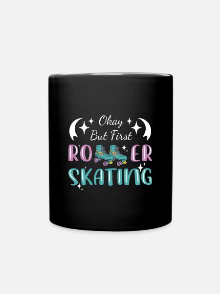 Roller Skating Inline Skating Inline Skates - Full Colour Mug - black