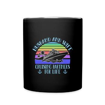 Cruise Family Holiday - Full Colour Mug - black - Front