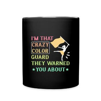 Color Guard - Full Colour Mug - black - Front