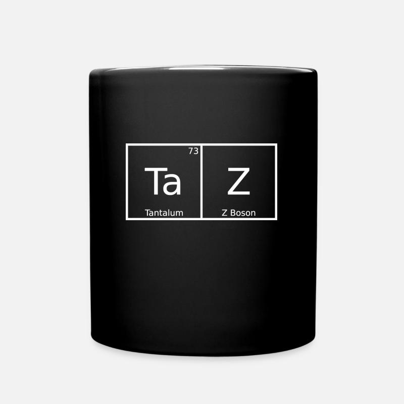 Taz Name Vorname Chemie Periodensystem Elemente - Tasse einfarbig - Schwarz
