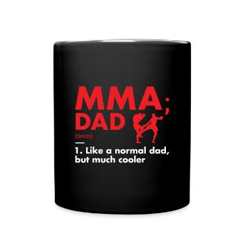 Sport Dad Definition MMA - Tasse einfarbig - Schwarz - Vorne