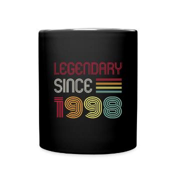Birthday Legendary Since 1998 - Full Colour Mug - black - Front