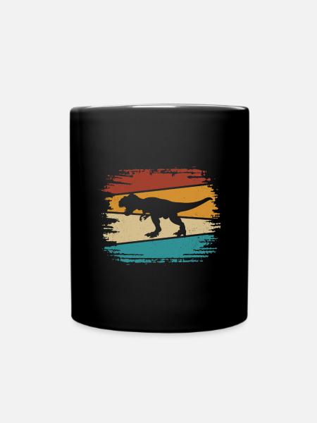 T Rex - Tasse einfarbig - Schwarz