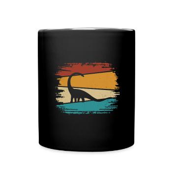 Brachiosaurus Dino Dinosaur - Full Colour Mug - black - Front