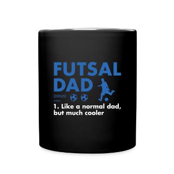 Sport Dad Definition Futsal - Full Colour Mug - black - Front