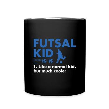 Sport Kid Definition Futsal - Full Colour Mug - black - Front