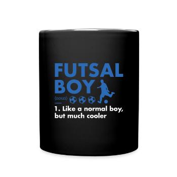 Sport Boy Definition Futsal - Full Colour Mug - black - Front