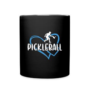 Sport Heart Pickleball - Mug uni - noir - Devant