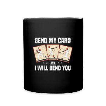 Sammelkarten | Kartenspiele Karte Sammler Geschenk - Tasse einfarbig - Schwarz - Vorne
