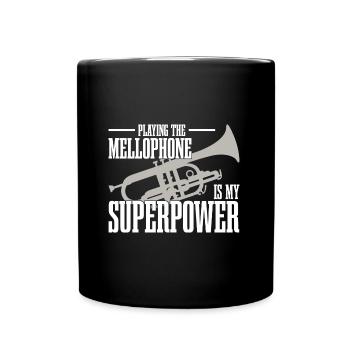 Mellophon - Tasse einfarbig - Schwarz - Vorne