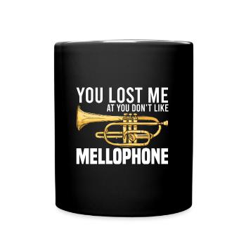 Mellophon Spieler | Musik Marschmusik Geschenkidee - Tasse einfarbig - Schwarz - Vorne