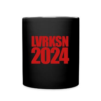 LVRKSN - Leverkusen - Deutscher Meister 2024 - Tasse einfarbig - Schwarz - Vorne