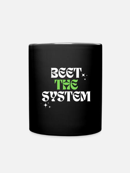 Betterave le système - Mug uni - noir