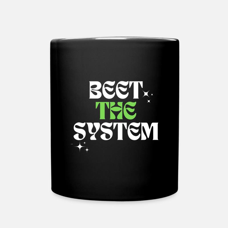 Betterave le système - Mug uni - noir