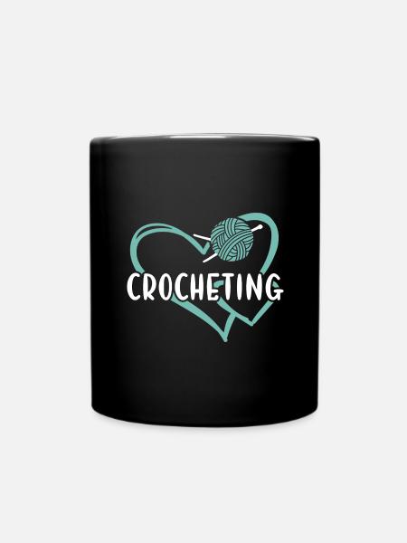 Crochet Coeur Crochet - Mug uni - noir