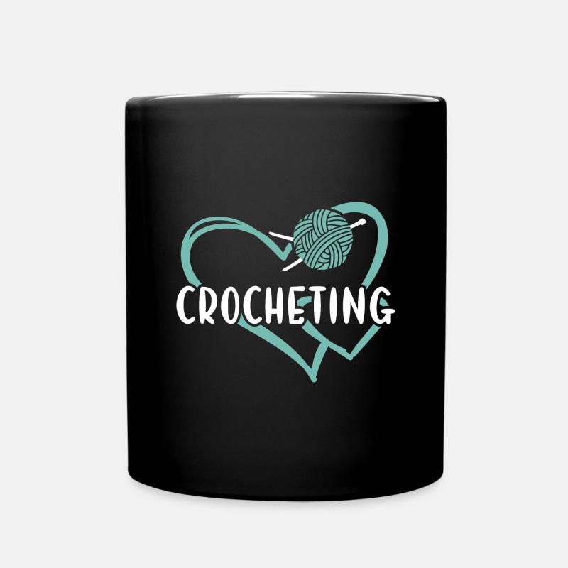 Crochet Coeur Crochet - Mug uni - noir