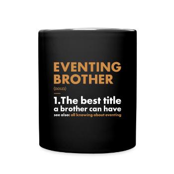 Rider Brother Definition Eventing - Tasse einfarbig - Schwarz - Vorne
