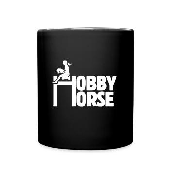 Cheval de loisir - Cheval de loisir - Équitation - Cadeau - Mug uni - noir - Devant