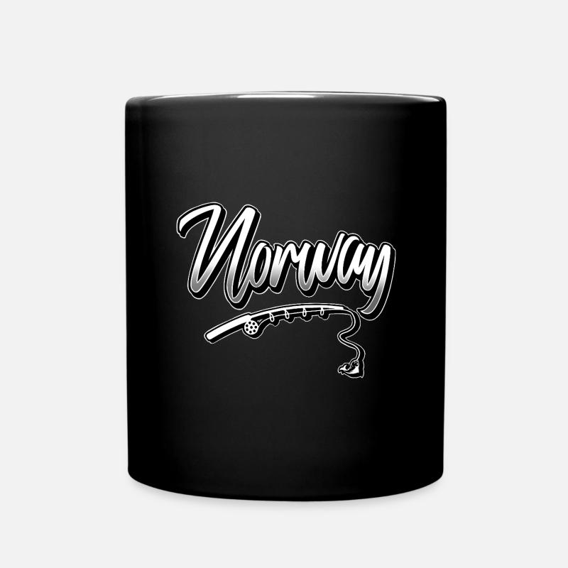 Norwegen Anglen - Tasse einfarbig - Schwarz