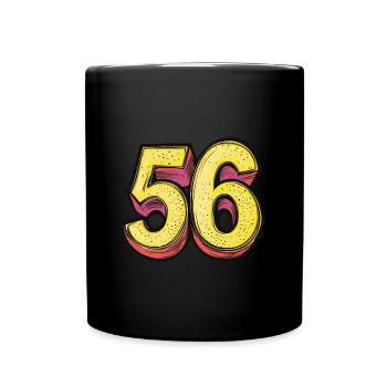 56 Number Comic - Full Colour Mug - black - Front
