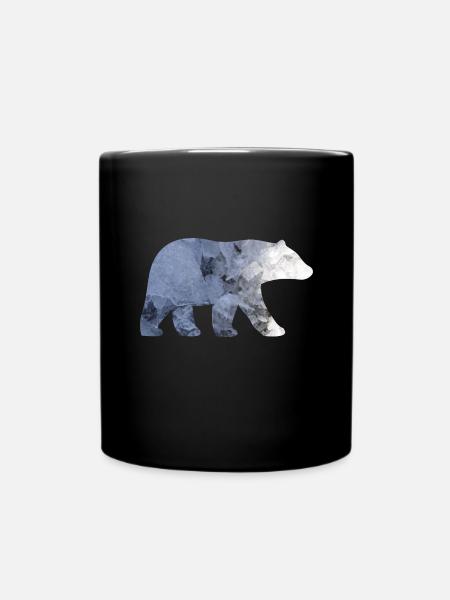 Eisbär (b) - Tasse einfarbig - Schwarz
