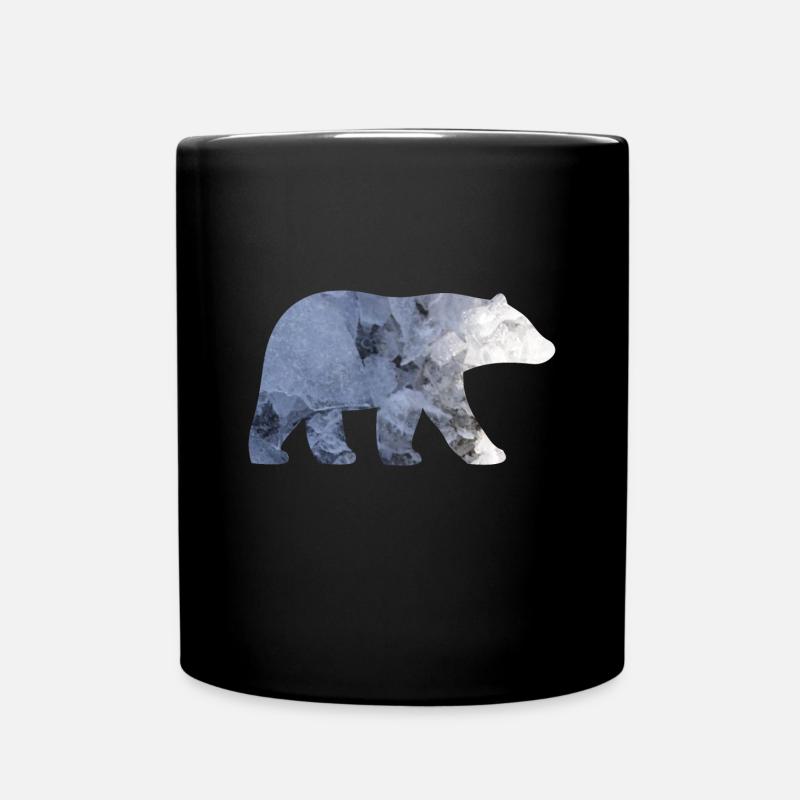 Eisbär (b) - Tasse einfarbig - Schwarz
